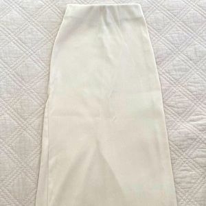 2 piece white zara set